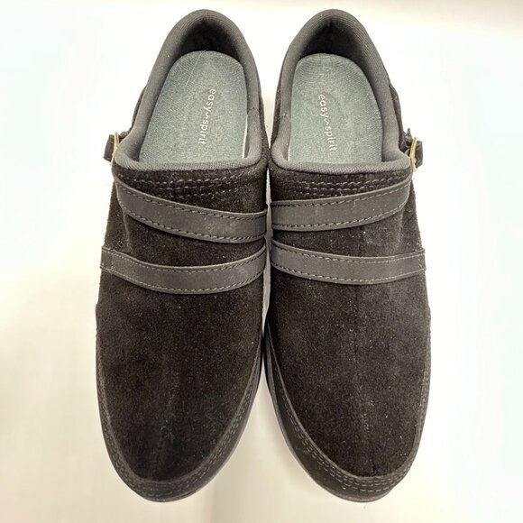 Easy Spirit Womens Equinox Black Suede Slip-On Clogs Size 9M - Picture 9 of 9